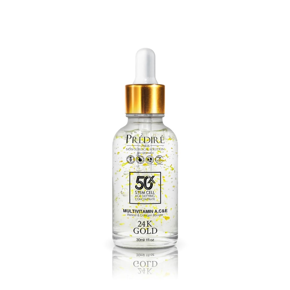 PRÉDIRÉ PARIS 24K Gold Leaf Retinol & Collagen Boosting Anti-Aging Serum